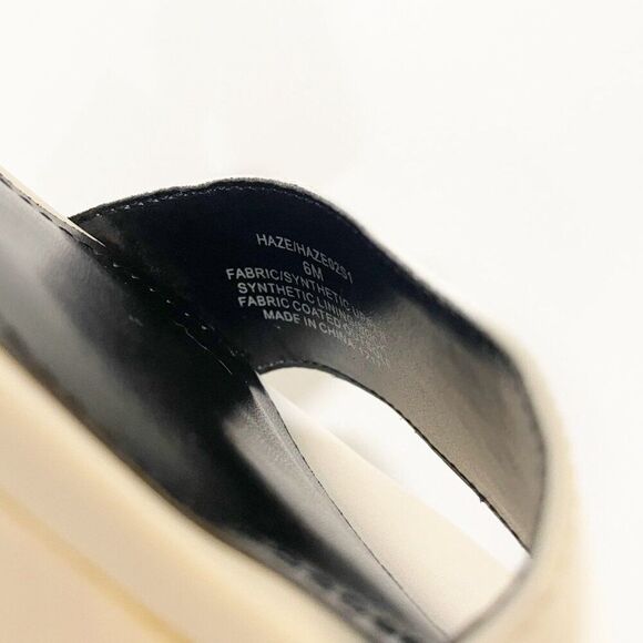 Steve Madden Women’s White Black Haze 3” Platform Retro Flat Sandal US 6 Bold - Picture 7 of 10